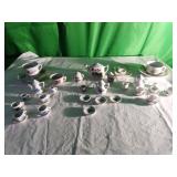 39-Piece Miniature Ceramic Tea Set Assortment