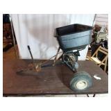 Huskee 100lb Tow-Behind Broadcast Spreader