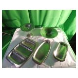 Five-Piece Silver-Tone Serving Set