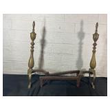 Brass Fireplace Andirons