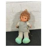 Pull String Doll With Gingham Outfit