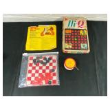 Vintage Duncan Yo-Yo and Assorted Board Games