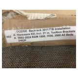Dodge Backrack Installation Hardware Kit