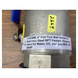 Stainless Steel 4-Inch Full Port Ball Valve