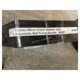 8-Inch Outdoor Convex Mirror with Wall Bracket