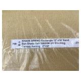 Shade Spring 12´ x 16´ Sand Sun Shade Sail