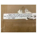 Single Trailer Leaf Spring Kit, 3000 Lbs Capacity