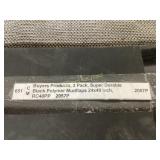 2 Black Polymer Mudflaps, 24×40 Inches