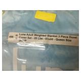 Luna 20 Lbs Weighted Blanket Set, Queen