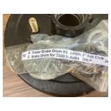 Trailer Brake Drum Kit, 5-Hole, 5´´ Bolt Circle