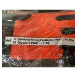 Cordova Safety Pit Pro Gloves, 2 Pairs, Size M
