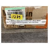 Mofesun Full-Size Black Metal Bed Frame