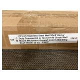 23-Inch Stainless Steel Wall Shelf