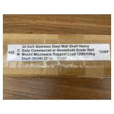 23 Inch Stainless Steel Wall Shelf