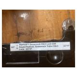 Gooseneck Hitch Lock with Keyed Padlock