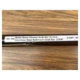 Matte Black Stainless Steel 32-Inch Grab Bar