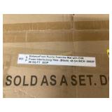 BalanceFrom EVA Foam Exercise Mat, 96 Sq Ft