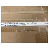 Aoneky Square Tennis Post Without Ground Sleeves