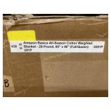 Amazon Basics All-Season Weighted Blanket