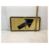 Rectangular Reflective Directional Road Sign