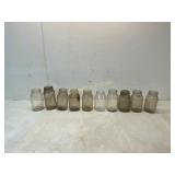 10 Glass Mason Jars