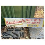 Beachumï¿½s Sheet Metal and Roofing Sign
