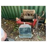 Ford Model T Engine with Radiator and Stand