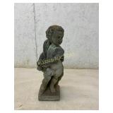 Cast Stone Cherub Garden Statue