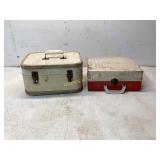 Two Vintage Portable Record Players