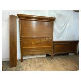 Three-Piece Wooden Bed Frame Set