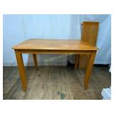 Rectangular Wood Dining Table With Leaf