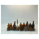 24 Glass Bottles in Mixed Sizes