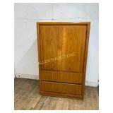 Mid-Century Modern Oak Storage Cabinet