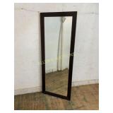 Rectangular Wall Mirror with Wood Frame