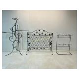 Three Iron Art Pieces