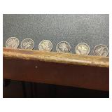 6 Mercury Dimes, 90% Silver