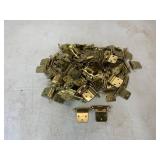 Brass-Plated Cabinet Hinges