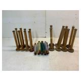 Vintage Wooden Bobbins and Spools