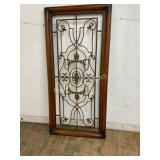 Framed Metal Wall Decor Panel