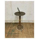 Cast Iron Sundial Pedestal with Gnomon