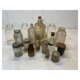 Vintage Glass Bottles and Jars