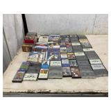 64 Cassette Tapes of Mixed Genres