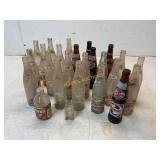25 Vintage Soda Bottles