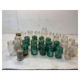 Group of 30 Glass Mason Jars