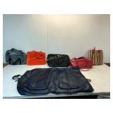 Six Assorted Bags and Luggage Pieces