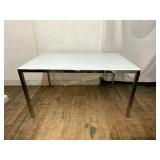 Modern White Top Dining Table