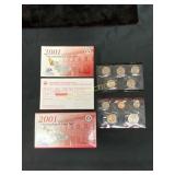 2001 United States Mint Uncirculated Coin Set ï¿½ De