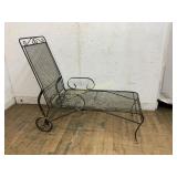Wrought Iron Patio Chaise Lounge