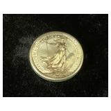 2024 UK 20 Pence Britannia 1/10 Oz Silver Coin