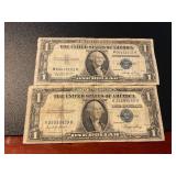 2 1935 $1 Silver Certificates, Series E